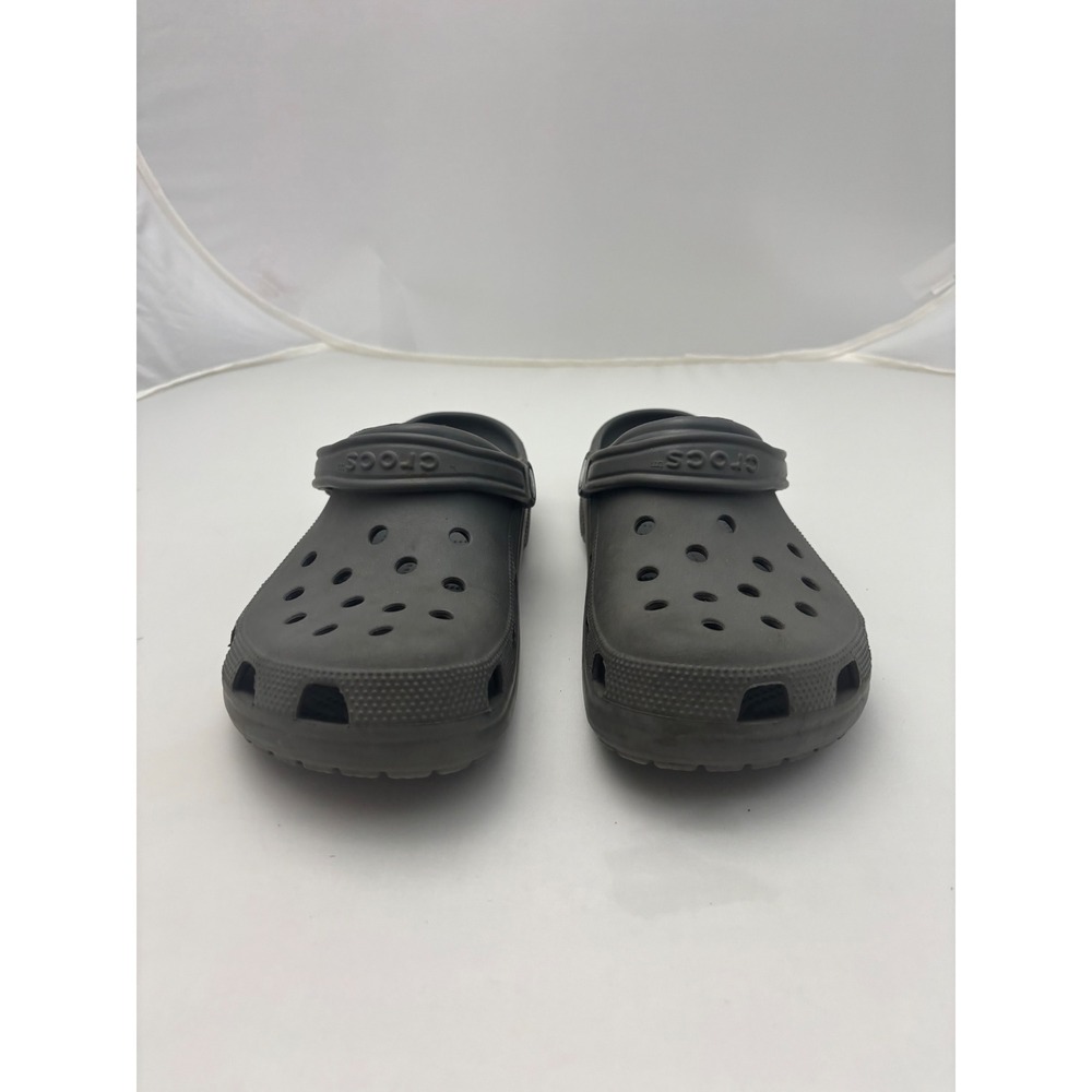 Crocs Classic Clog Charcoal Grey Mens Size 11 Slip On Water Shoes 10001-001